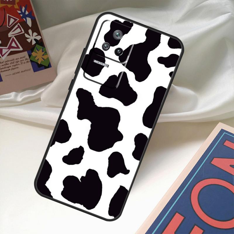 Cow Print Case For Xiaomi 14 13 Ultra 12 Lite 11T 12T 13T Pro POCO M6 X3 X5 X6 Pro F3 F5 M5s Cover