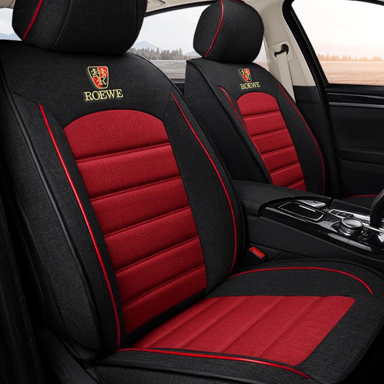 Подушка на сиденье автомобиля Roewe: Полный охват, Дышащий лен, Универсальная посадка для всех сезонов
