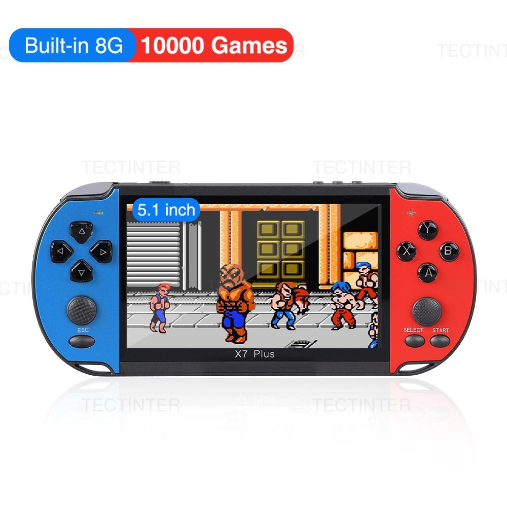 X7/x12 Plus Retro Handheld Game Player Built-in 10000 Games Classic Game Portable Console Audio Video Game Console Av Output