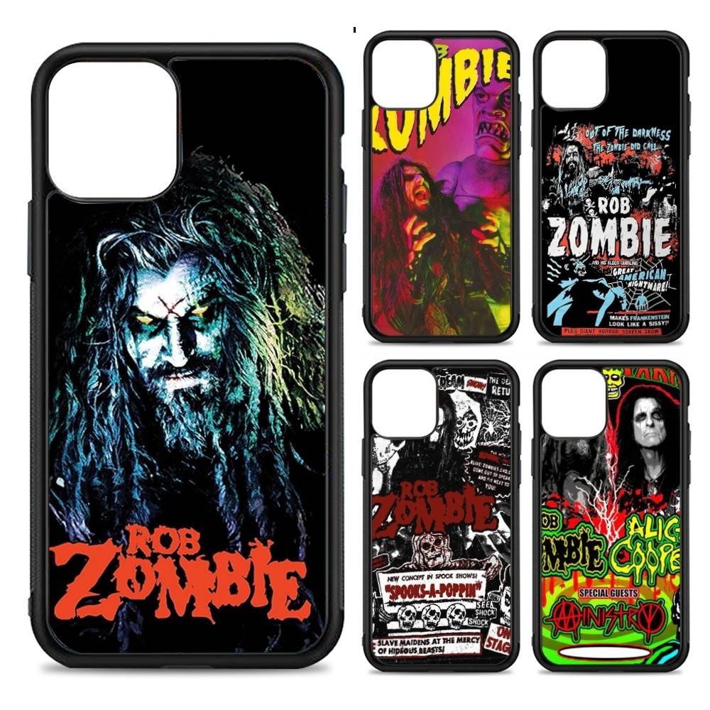 Чехол для телефона Rock Musician R-Rob Z-Zombie PC+TPU Для IPhone 17 16 15 14 PRO MAX 11 12 13 PLUS MINI
