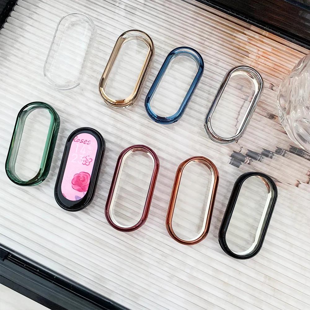 Cover Case for Xiaomi mi band 8 9 NFC miband 9 accessories All-Around Protective Bumper Screen Protector mi band 8 9 Smart Watch