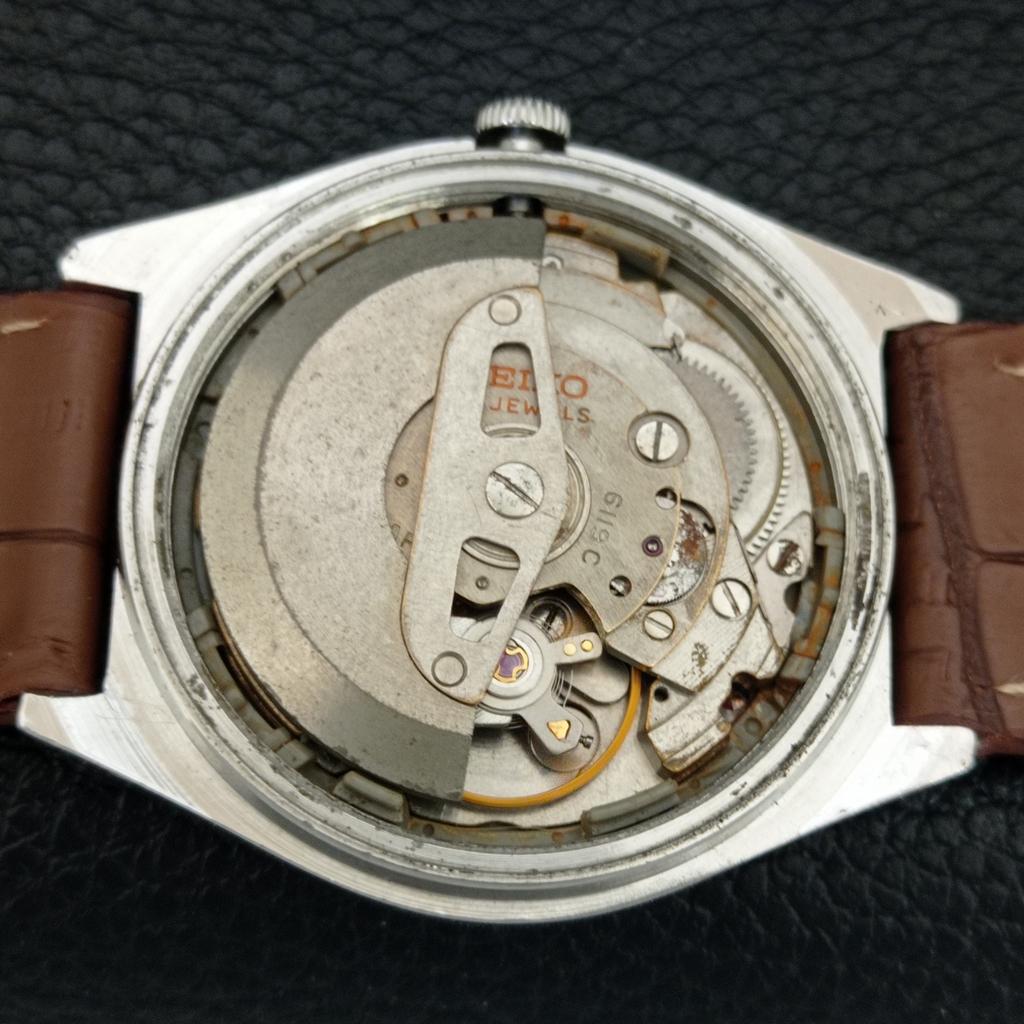 ВИНТАЖНЫЕ АВТОМАТИЧЕСКИЕ ЧАСЫ SEIKO 5 6119C ЯПОНИЯ МУЖСКИЕ ПЕРСИКОВЫЙ ЦВЕТ ЦИФЕРБЛАТ a709521-1