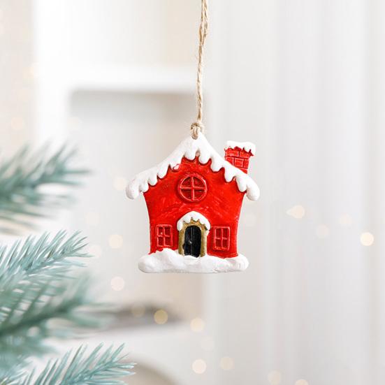 Подвески Деда Мороза Украшение Рождественской Елки Смола Праздничные Украшения для Дома Вечеринки Рождественские DIY Подарки