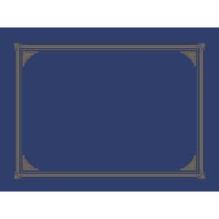 Ограниченные бумаги (TM). Папка для сертификатов, Обложка, 9,5 x 12,3/4 дюйма в сложенном виде, с высеченными углами, Предназначена для документов формата Letter 8,5" x 11", 8" x 10",