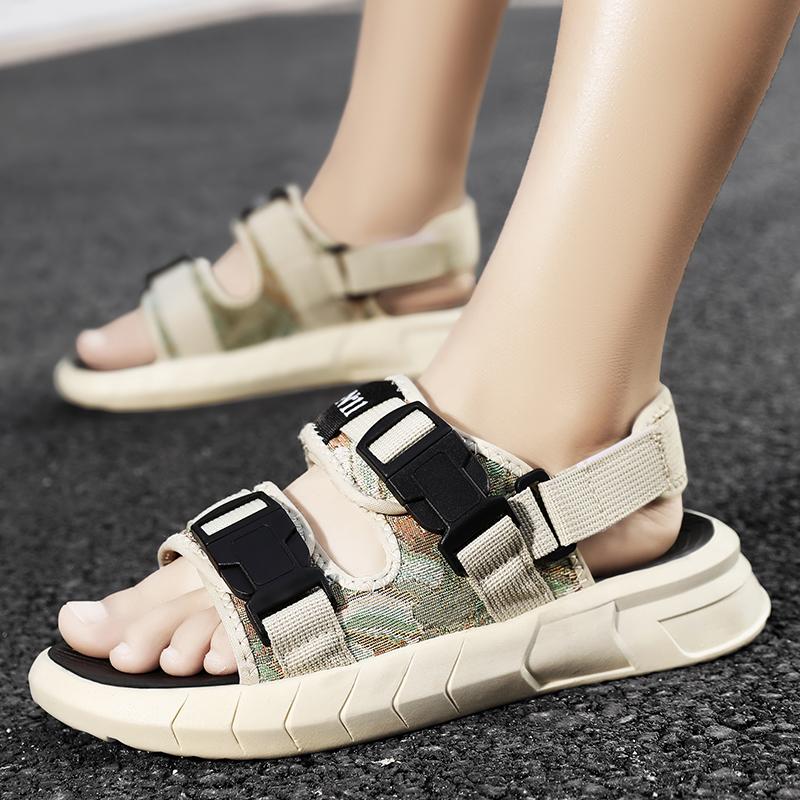 Fashion 2024 New Fashion Summer Men Breathable Sandals Men's Bottom Sandals Men Anti-slip Wear Outdoor Comfortable Slippers Sandals