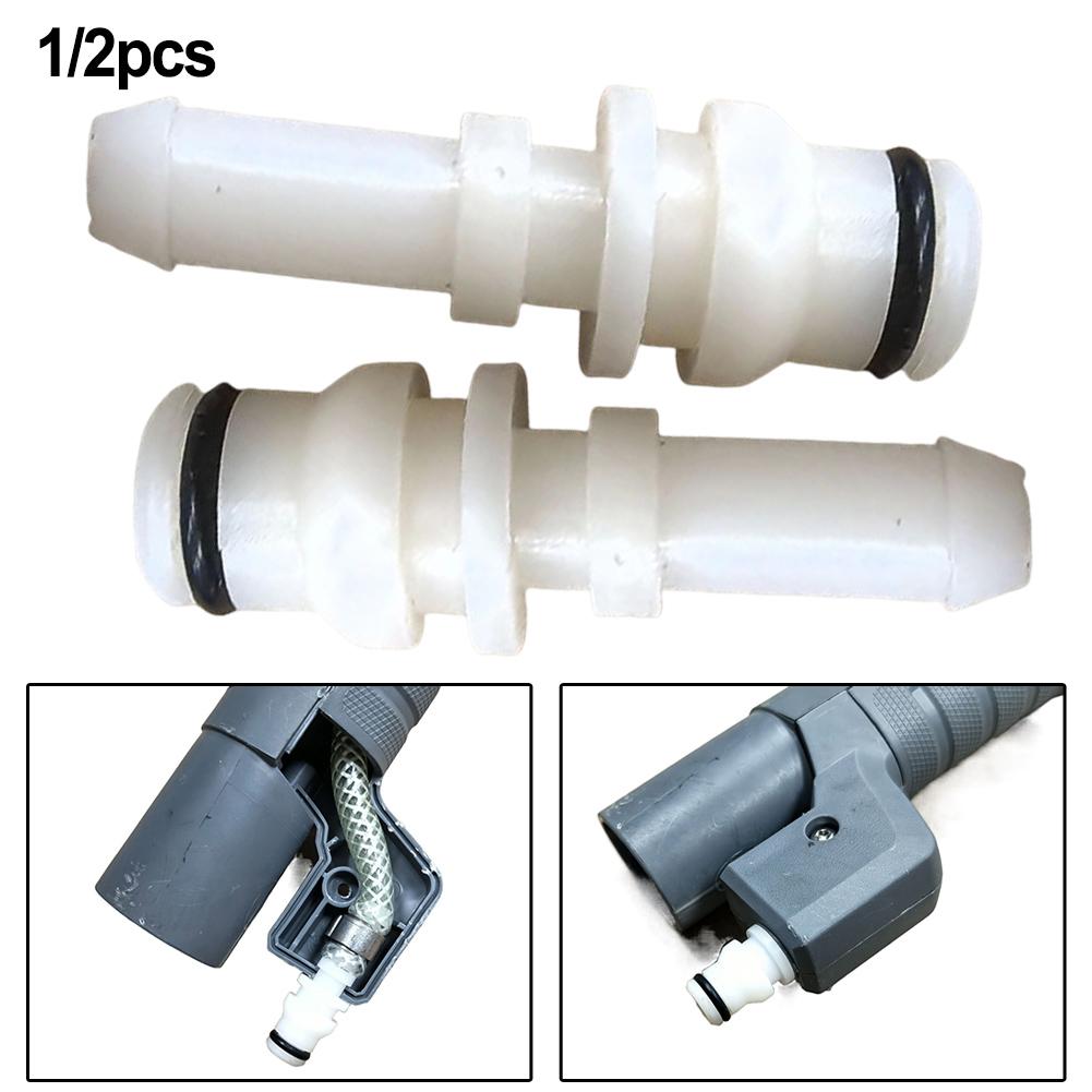 1/2x Plastic Hose Stem Cleaner Accessories For Karcher For Puzzi Replacement Hose Connector(Male) 100/ 200/ 8/1- 44430190 Parts