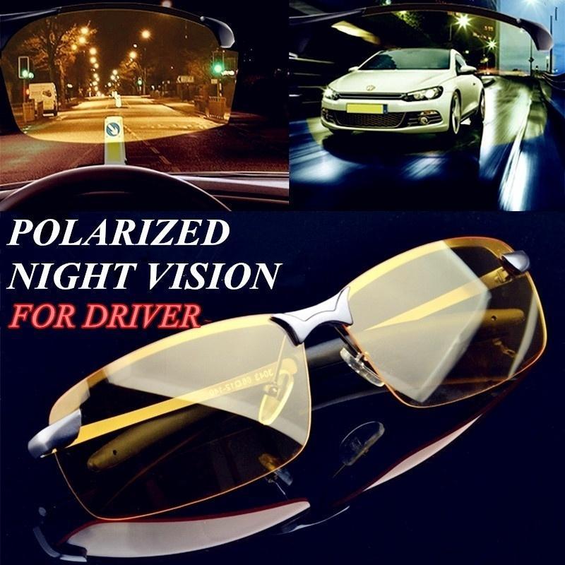 Мужские и женские очки ночного видения для водителей автомобилей, очки для вождения, солнцезащитные очки, модные неполяризованные солнцезащитные очки