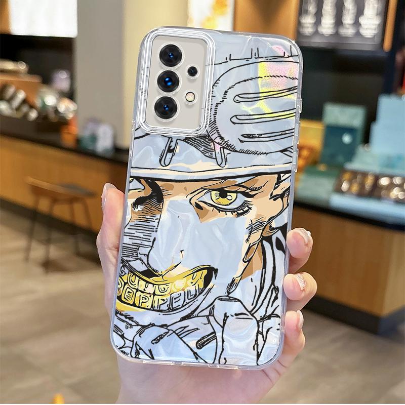 Горячий чехол для телефона JoJo Steel Ball Run для Samsung Galaxy S25 S24 S23 S22 S21 Plus Ultra A73 A72 A71 A55 A54 A53 Жесткий нескользящий чехол