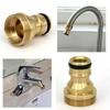 Durable Brass Faucet Adapter Dual Interface Garden Tap Connector New Universal Tap Adapter  Outdoor