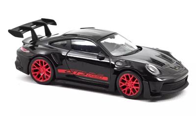 Norev 1/43 Масштаб Porsche 911 992 GT3 RS 2022 Черный/Красный NOREV 911 GT3 RS Jet-Car Литая модель автомобиля [Параллельный импорт]