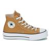 Converse Chuck Taylor All Star Lift Platform High Trek Tan Women Sneakers White Black A07210C