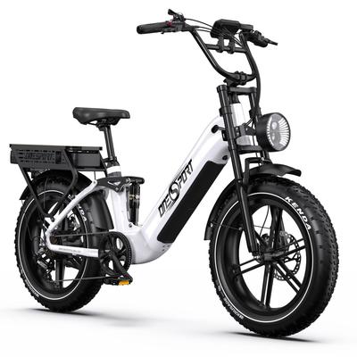Электровелосипед Onesport OT08 Pro, мотор 500 Вт, 2 аккумулятора 48 В 18 Ач*2, запас хода 190 км, шины 20×4.0 дюйма