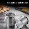 С крючком и ручкой корзина для фритюра серебристый дуршлаг для хот-пота сетчатый подвесной дуршлаг кухня
