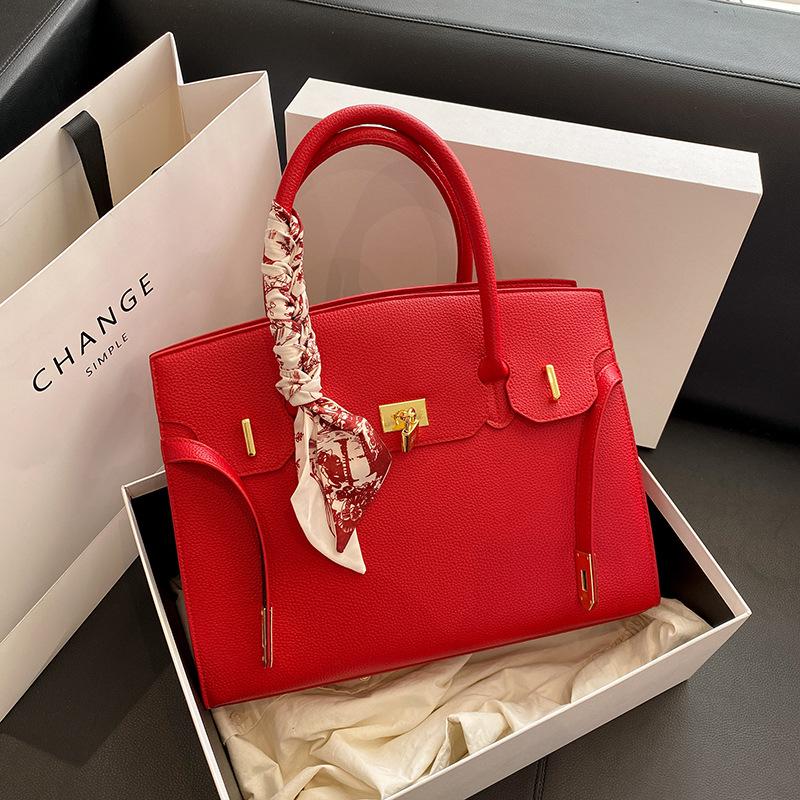 Новая сумка высокого класса, шелковый шарф, контрастная платиновая сумка, портативная на плечо женская сумка