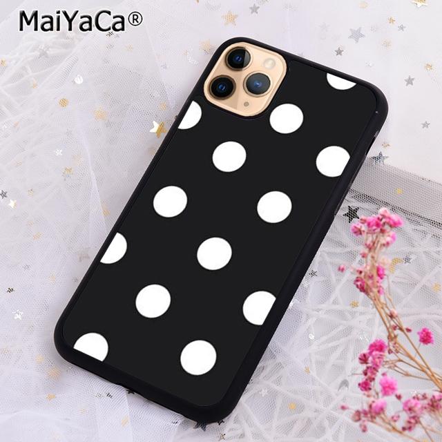 MaiYaCa Милый горошек Пятнистый узор Чехол для телефона Для iPhone 17 Air 16 15 plus 11 12 13 14 pro max корпус coque