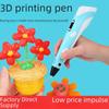 3D Printing Pen for Room Temperature Graffiti and Art - Smart Puzzle Gift Toy & Stationery