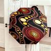 1PC Aboriginal Art Kangaroos Automatic Umbrella - Suitable Travel Outdoor Portable Umbrella Birthday Gift Daily Essentials