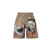 Air Skull Print Casual Shorts Men Bottoms Khaki CZ0167-247