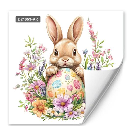 Easter Window Clings Cute Bunny Egg Window Stickers for Glass Windows Double Sided Reusable PVC Decals for Spring Party Home Classroom Decoration