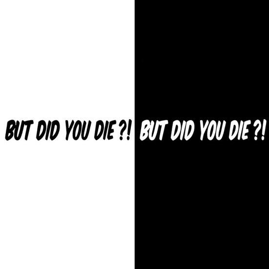 Но ты умер забавный буквенный принт окна автомобиля виниловая наклейка для тела наклейка Декор