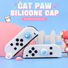 4 шт./компл. милый кошачий коготь мягкий силиконовый чехол для джойстика защитный чехол для NS Switch OLED NS Lite Joycons чехол