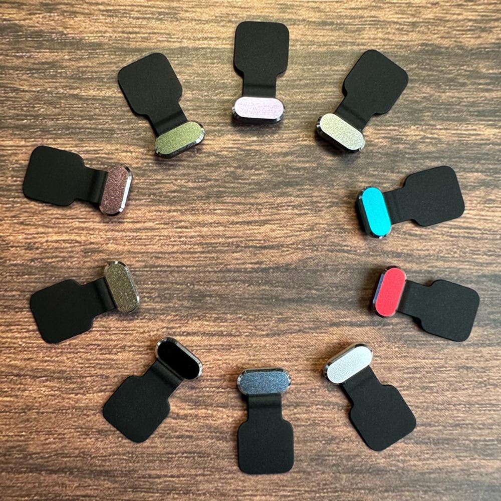 Silicone Alloy L Port Phone Anti Dust Plug Dustproof Metal Stopper Phone Dustproof Plug