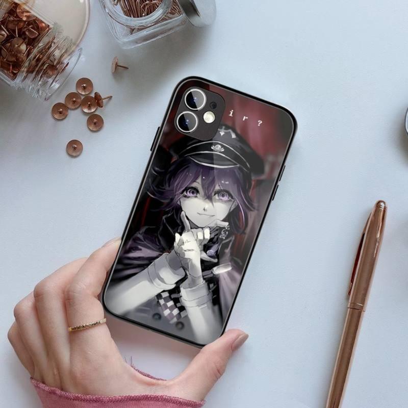 Чехол для телефона Broken Projectile для iPhone 14 13 12 11 XS X 8 7 6 Plus Mini Pro Max SE 2022 Black PC TPU Glass Phone Cover