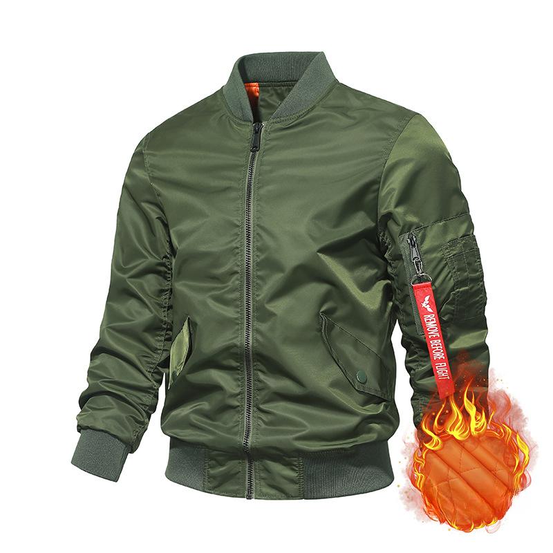 Autumn and Winter Outerwear Bomber Jacket Men's Flight Jacket