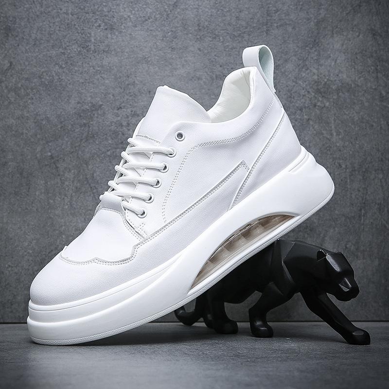 Новые мужские туфли с низким верхом, маленькие белые туфли с воздушной подушкой, мягкая подошва, повседневная модная обувь, персонализированное место для подбора