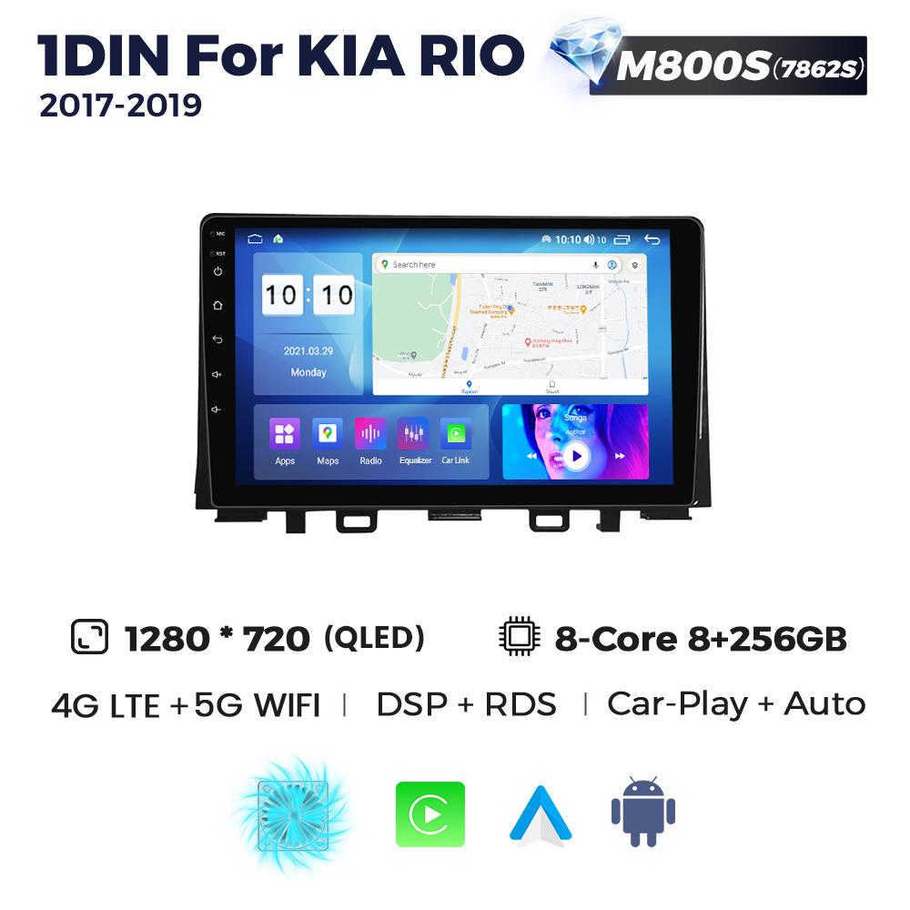 Navifly 9'' 1Din головное устройство Android автомобильное радио стерео для Kia RIO YB KX Cross 2016-2020 Авто Аудио Видео Плеер Умная Система GPS