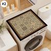 Washing Machine Dust Pad Cover Waterproof Oven Microwave Fridge Top Protector Mat Coffee Drain Pad Table Placemat Kitchen Rubber