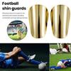 Mini Soccer Shin Guards for Kids Adults Hard Anti-Collision Miniature Shin Pads EVA Foam Padding Calf Protector for Football Training