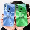 Градиентный желтый буква М Для Samsung A20 30 22 23 24 25 26 31 32 A33 34 35 42 50 51 52 53 54 55 56 70 71 72 73 стеклянный чехол для телефона