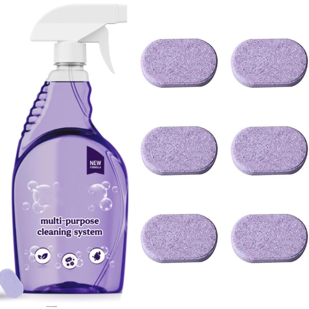 Универсальное чистящее средство Cleanlix Спрей для мгновенного удаления пятен с концентрированными чистящими таблетками для дома