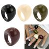 Big Size Irregular Rings Resin Geometric Rings Knuckle Rings Vintage Resin Rings Fashion Jewelry