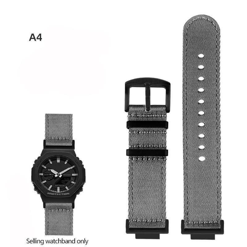 Нейлоновый холщовый ремешок для часов для GSHOCK Casio DW5600 DW-5600 GA110 GA100 GA120 GM2100 GA2100 GA2110 Модифицированный ремешок Спортивный ремешок