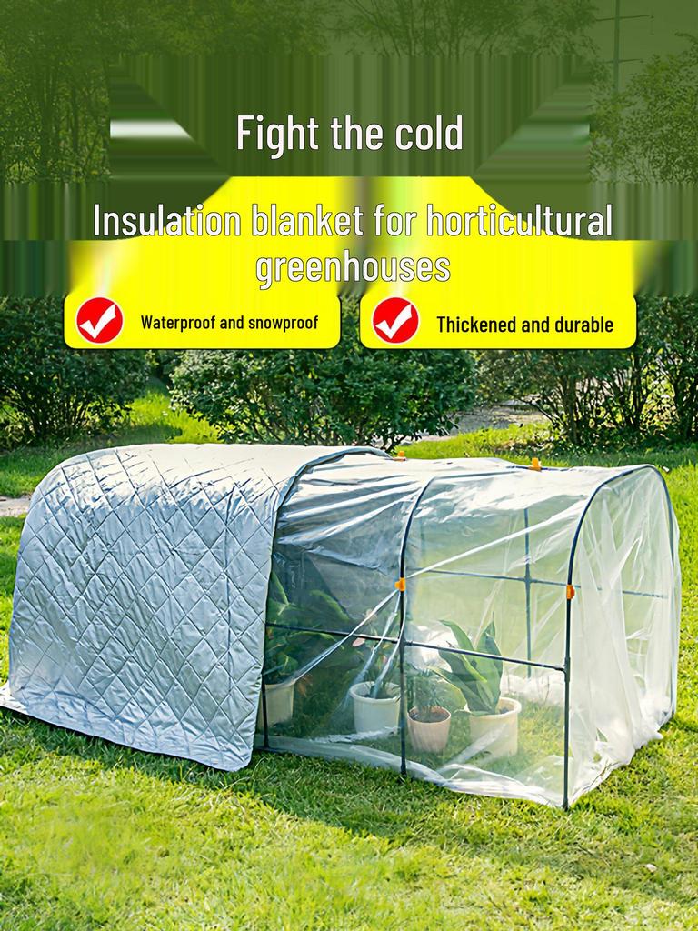 Greenhouse Thermal Blanket for Winter Plant Protection - Thick Insulation for Flowers and Succulents