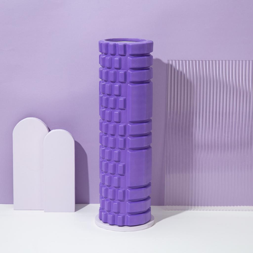 Connors Solid Foam Shaft Muscle Relaxation Skinny Leg Roller Massage Yoga Column Auxiliary Tools Supplies Equipment.