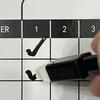 Golf Scorecard Board Erasable Dry Erase Whiteboard with 1 Pen Portable Golf Score Card Holder Accessories for Men Women Golfer