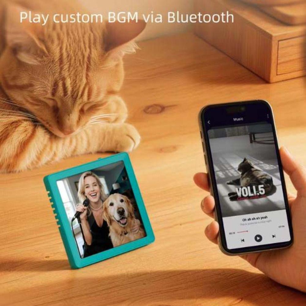 DIY Pet Photo Frame Speaker Magnetic Music Photo Frame Wireless Bluetooth Speaker Fridge