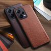 Чехол из роскошной ПУ-кожи для Redmi Note 12 12S Pro Plus   Деловой однотонный дизайн чехла для телефона Мягкий ТПУ и;Жесткий ПК