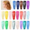 80pcs/set Colorful Glossy BB Hair Clips for Girls Y2K Baking Lacquer Water Drops Hairgrip Barrettes Princess Hair Accessories