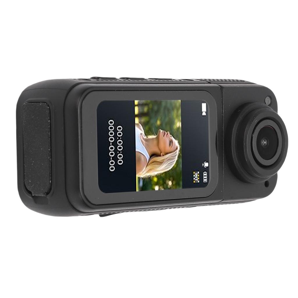 Wearable Camera 2.7K 12MP 170 Degree Angle 1.47 Inch Color Screen Magnetic Body Worn Cam for Work Travel Walking