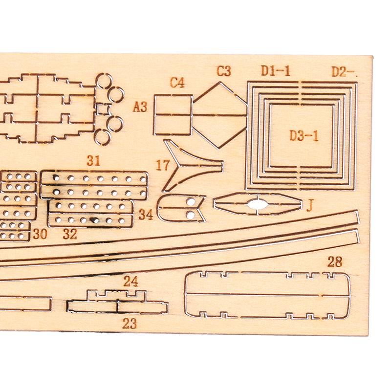 1:70 Порт Деревянная Модель Парусника Набор для Сборки Сделай Сам Корабль Сборка Декорация Подарок
