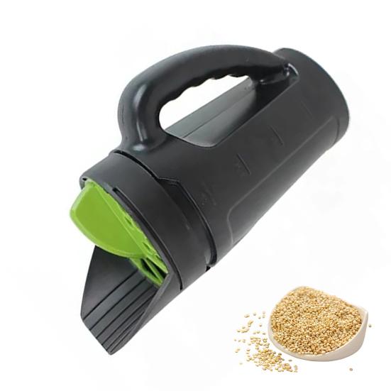 2.5л ручной разбрасыватель семян с регулируемыми размерами отверстий садовый сельскохозяйственный ручной разбрасыватель для семян соли удобрение размораживатель