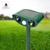 Solar Animal Repellant Ultrasonic Cat Dog Repellant Solar Powered Waterproof Animal Deterrent with 3 Vertical Rod SafetyAA