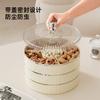 Light Luxury Multi-layer Fruit Plate Living Room Coffee Table Snacks Melon Seeds Dried Fruit Box Nuts Compartment Storage Box