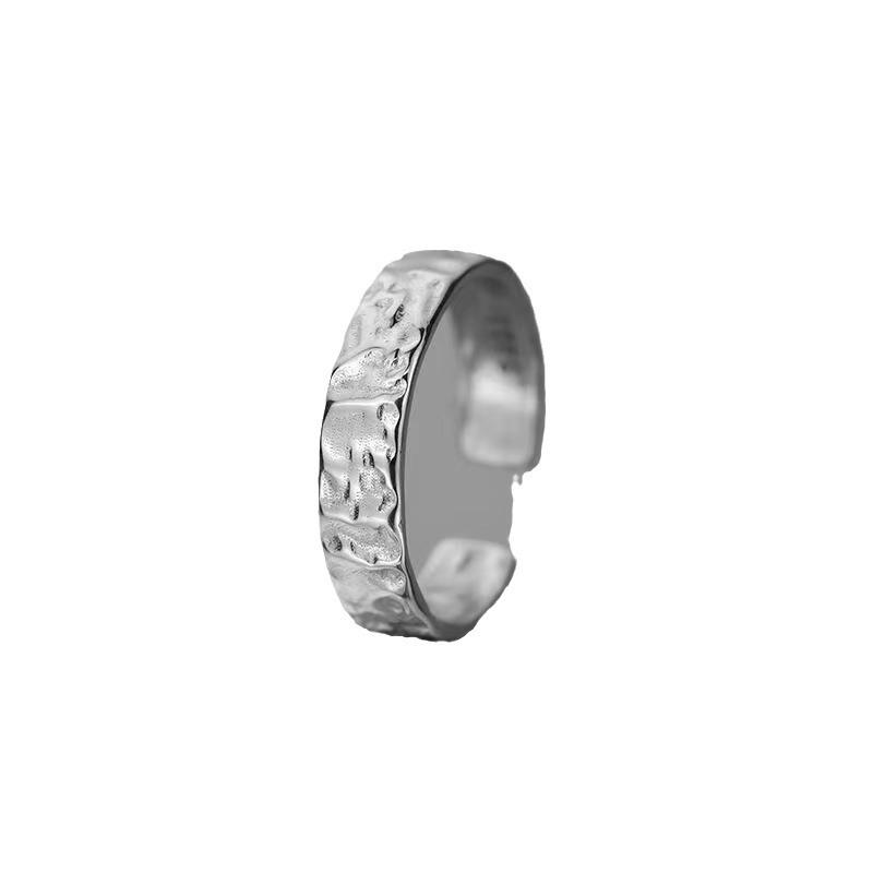 Men's Adjustable Retro Hip-Hop Index Finger Ring - Open, All-Match Single Trend Ring