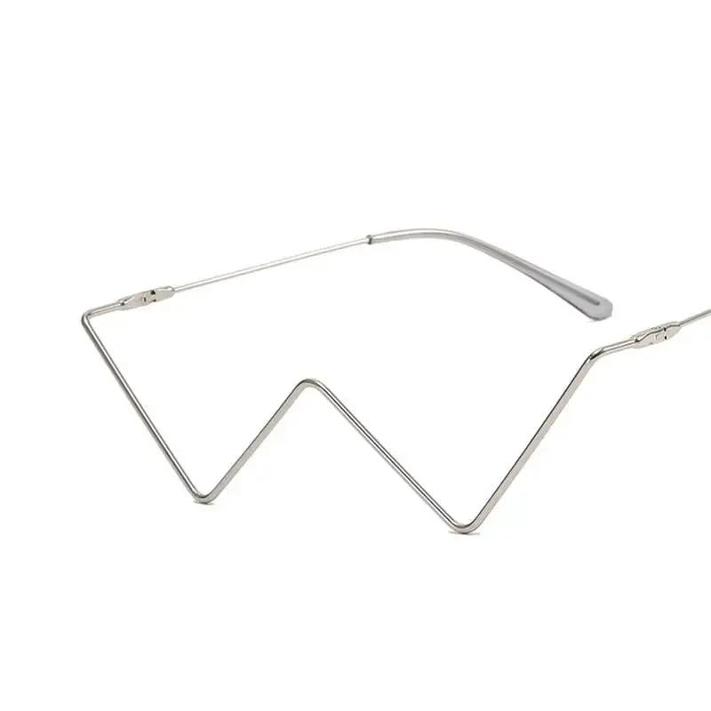 Винтажная бриллиантовая отделка без линз полуметаллические оправы для очков женские роскошные очки популярная модная оправа для очков золото серебро