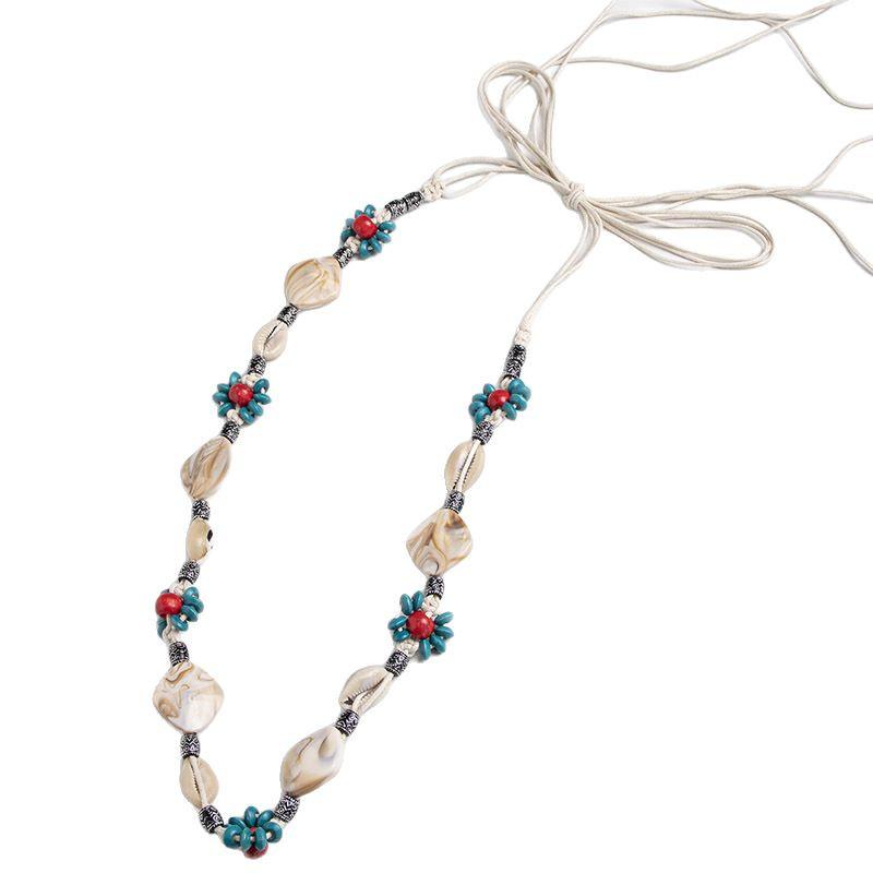 Boho Style Waist Rope Knitted Acrylic Ethnic Style Handmade Women's Belt Leisure Vacation Style Waist Rope